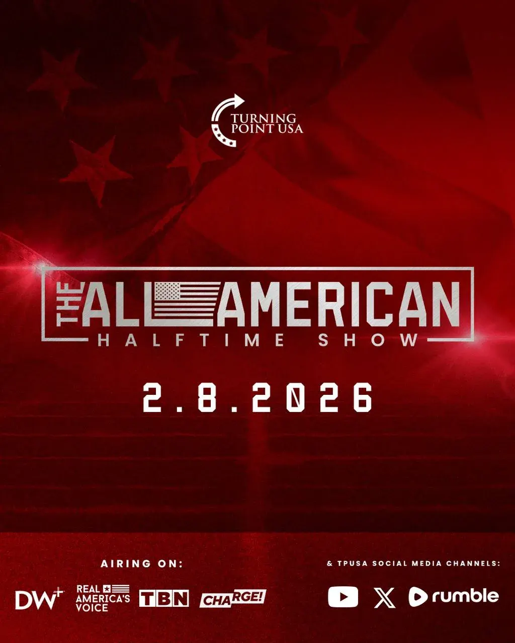 Portrait photo of a text-heavy promotional graphic with partially readable English words