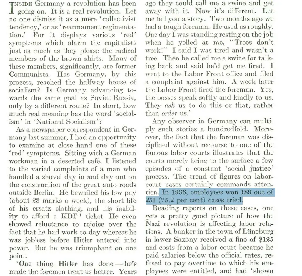 archival text excerpt discussing labor, social justice and socialism in Germany, used for a page about a socialism and shortages book archival text excerpt discussing labor, social justice and socialism in Germany, used for a page about a socialism and shortages book